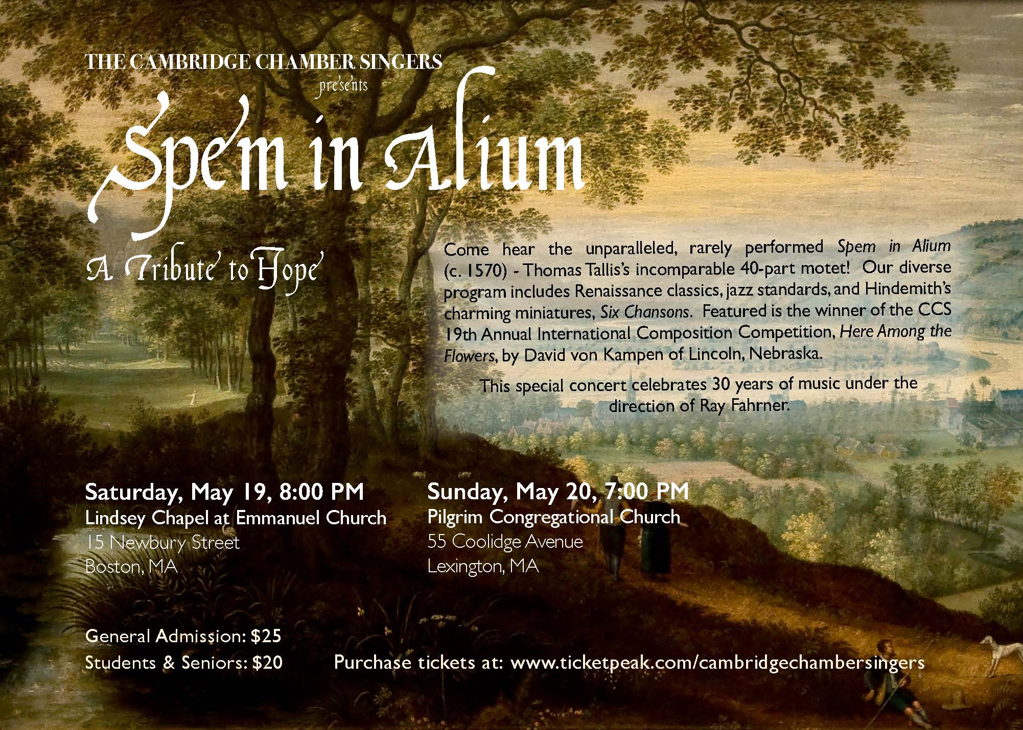 Spem in Alium Mailer